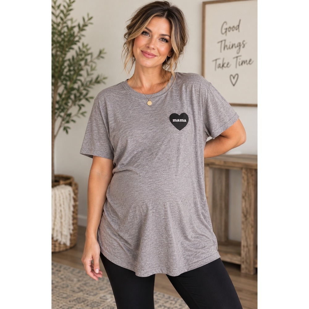Isabel brand grey maternity t-shirt